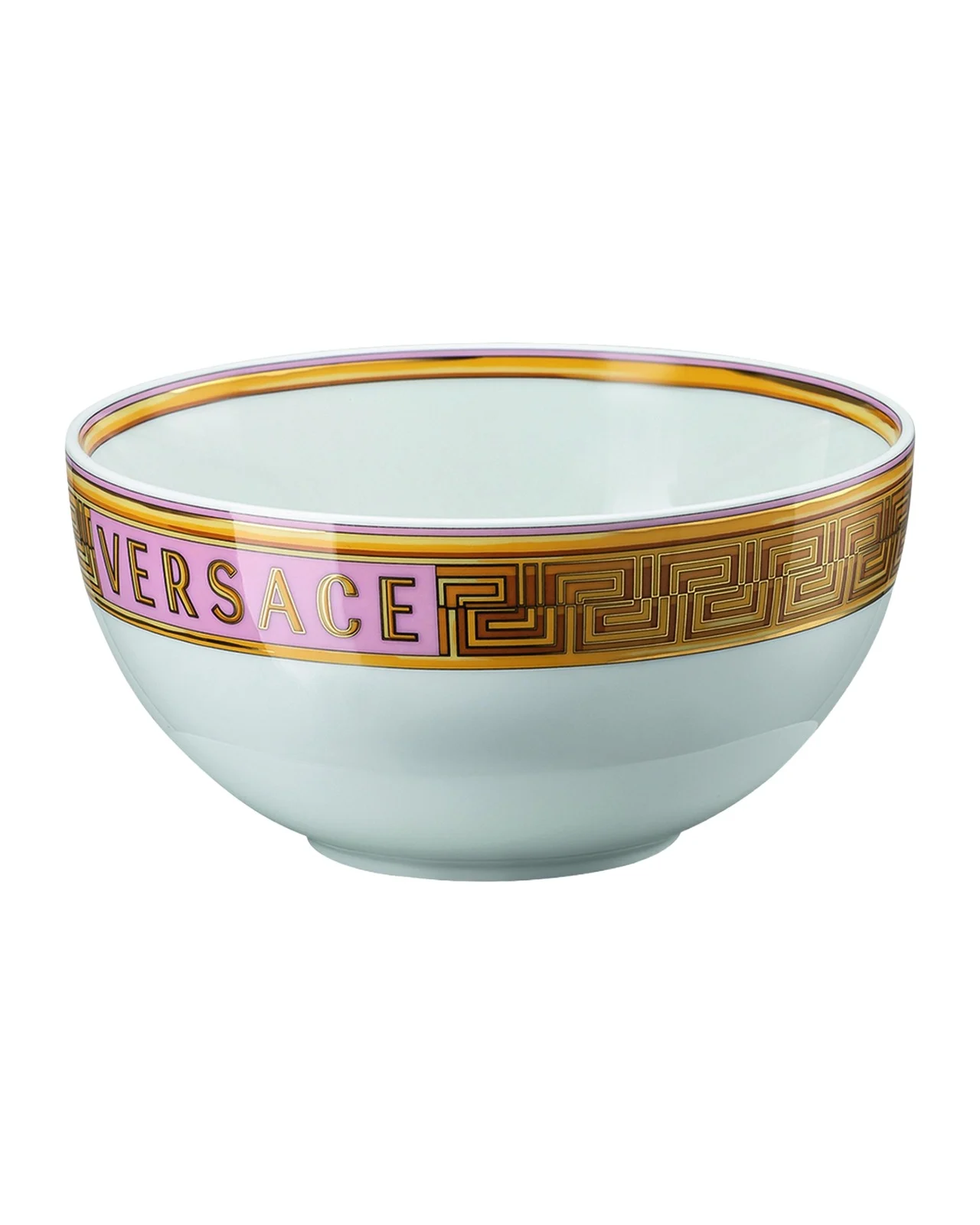 Versace Medusa Amplified Pink Coin Cereal Bowl