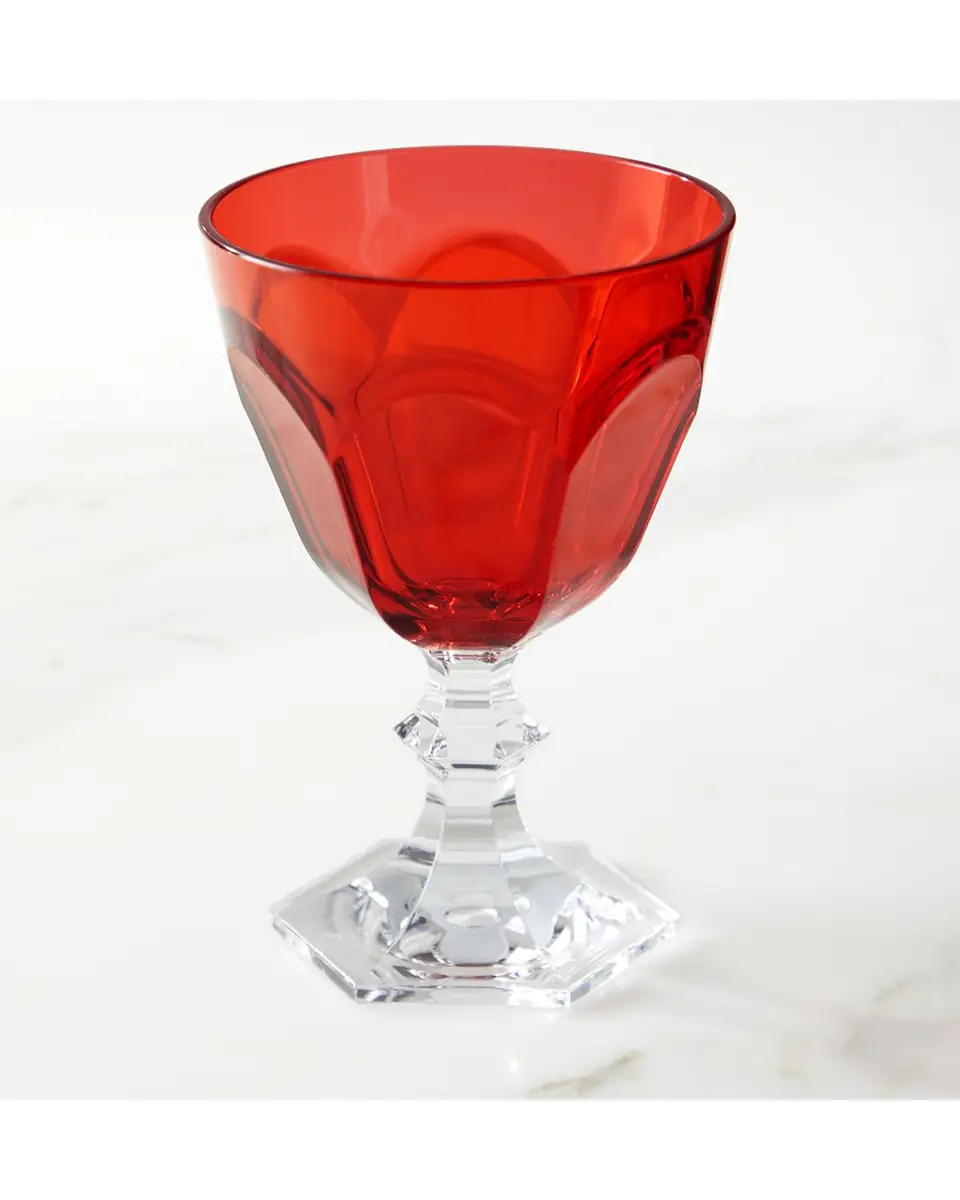 MARIO LUCA GIUSTI Red Dolce Vita Water Goblets, Set of 4 | Thumbnail 3