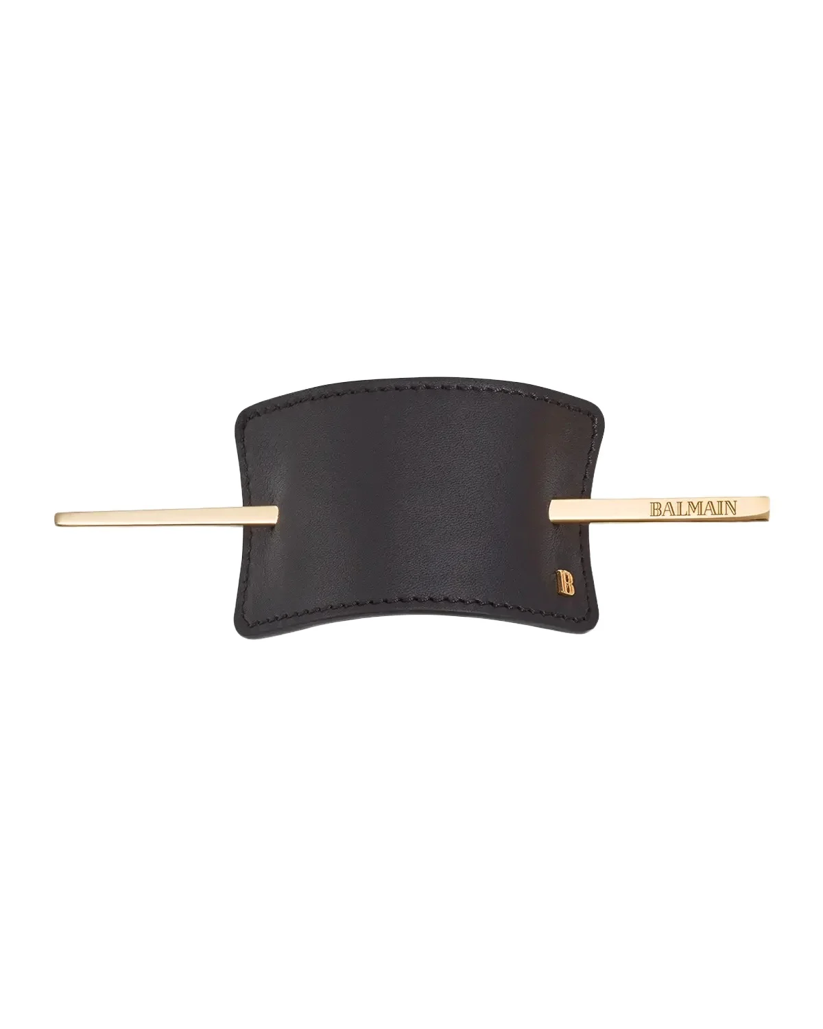 Balmain Hair Leather Hair Barrette