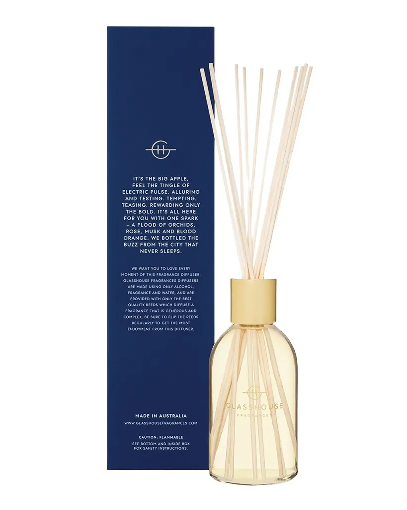 Glasshouse Fragrances 8.45 oz. I 'll Take Manhattan Diffuser | Image 1 Glasshouse Fragrances 8.45 oz. I 'll Take Manhattan Diffuser | Image 1