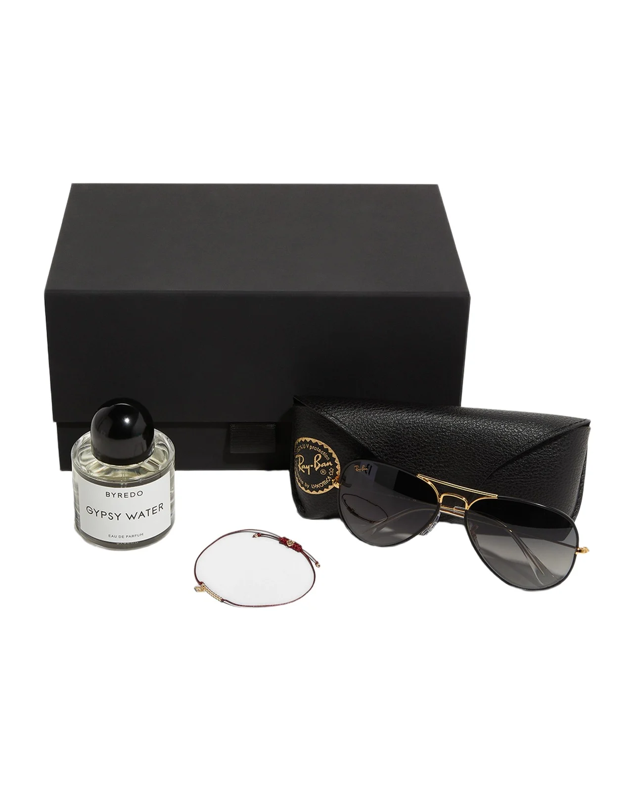 Sydney Evan Evil Eye Bracelet, Ray-Ban Sunglasses & Byredo Eau De Parfum Gift Box Set