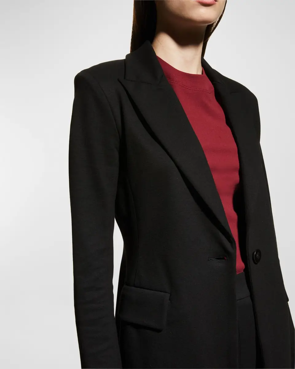 Rosetta Getty Jersey Single-Breasted Blazer | Thumbnail 6 Rosetta Getty Jersey Single-Breasted Blazer | Thumbnail 6