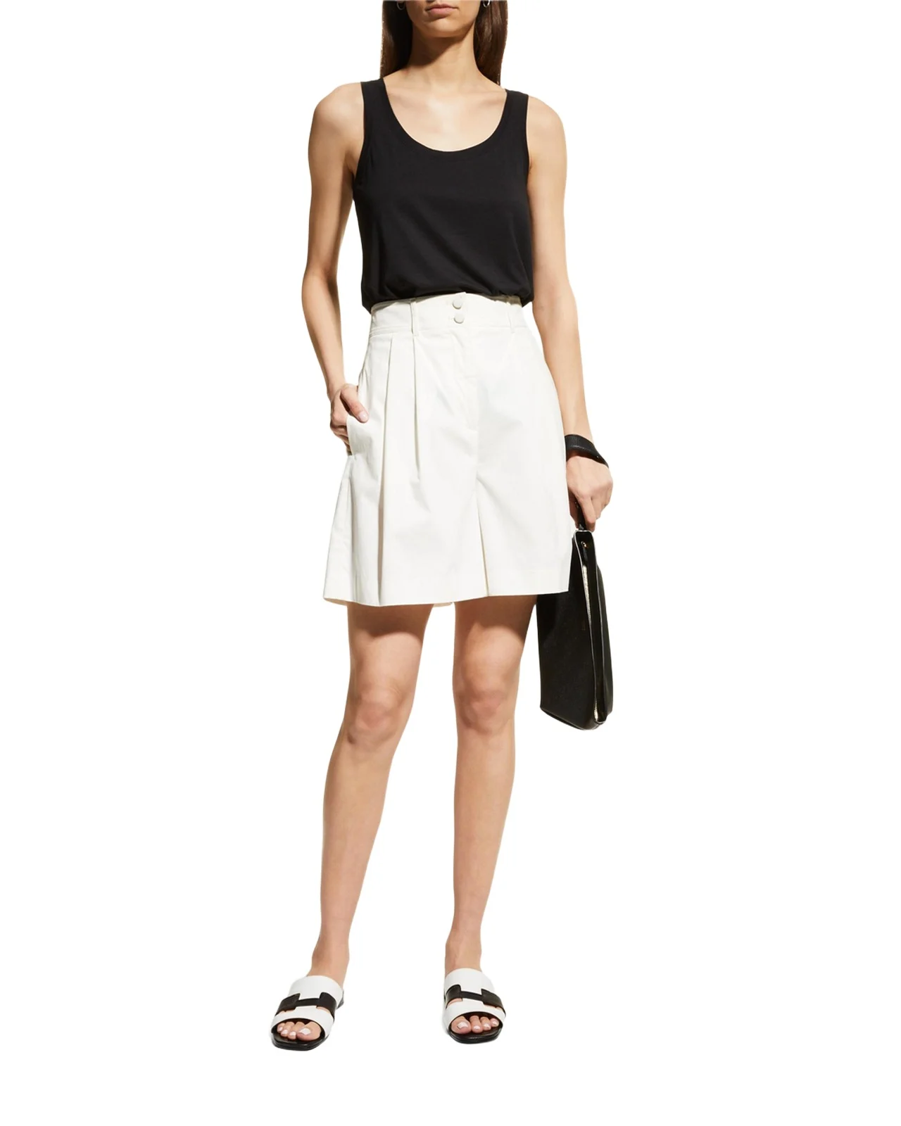 MAJESTIC FILATURES Lyocell Cotton Tank Top