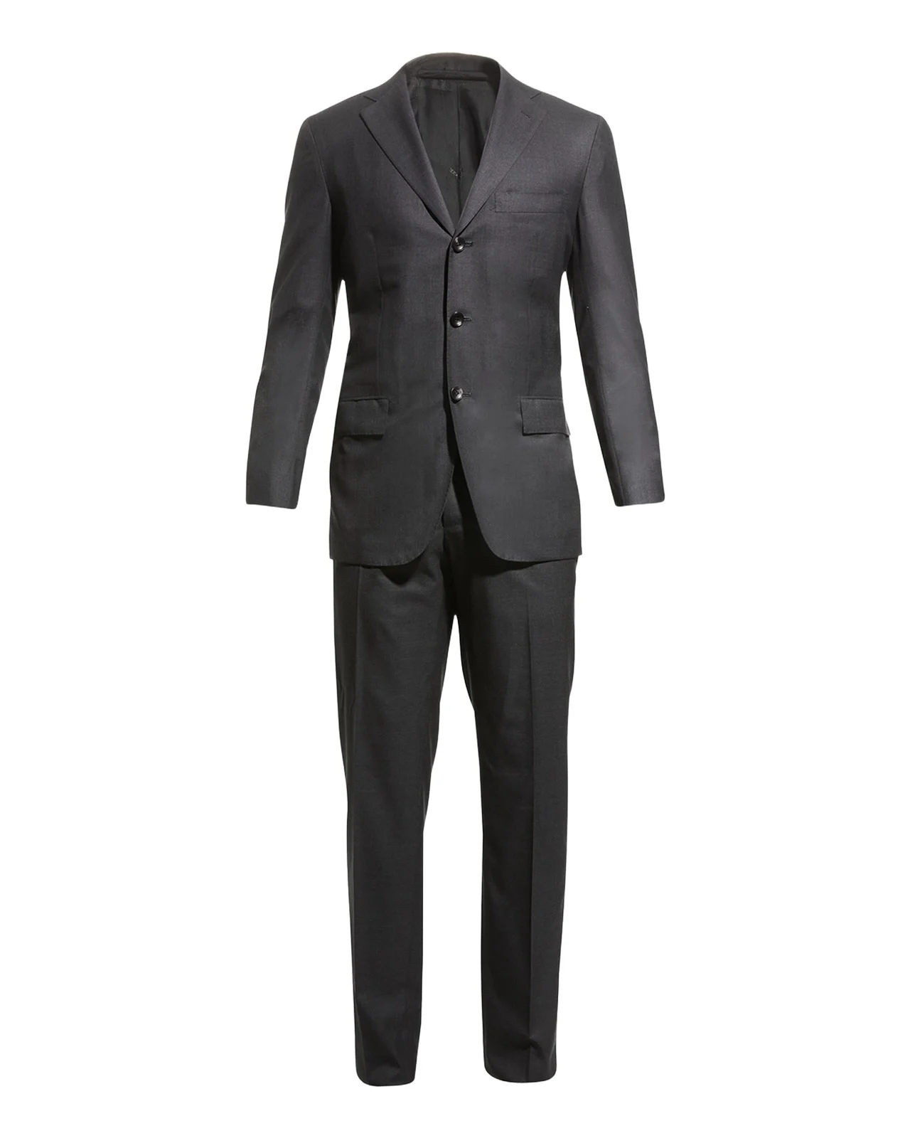 Kiton Men's Two-Piece Solid Wool Suit