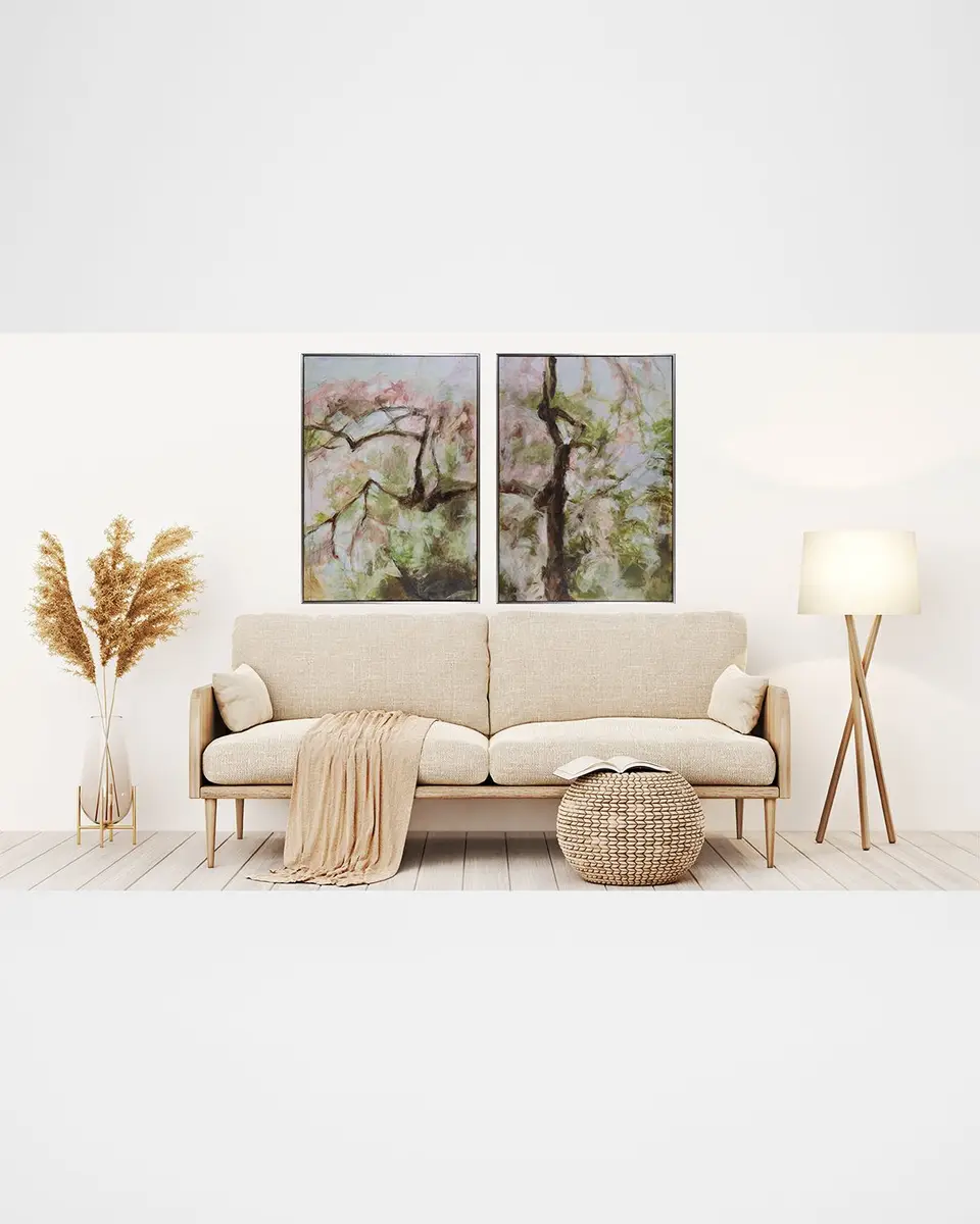Shadow Catchers "Spring Diptych II" Framed Giclee | Thumbnail 4 Shadow Catchers "Spring Diptych II" Framed Giclee | Thumbnail 4