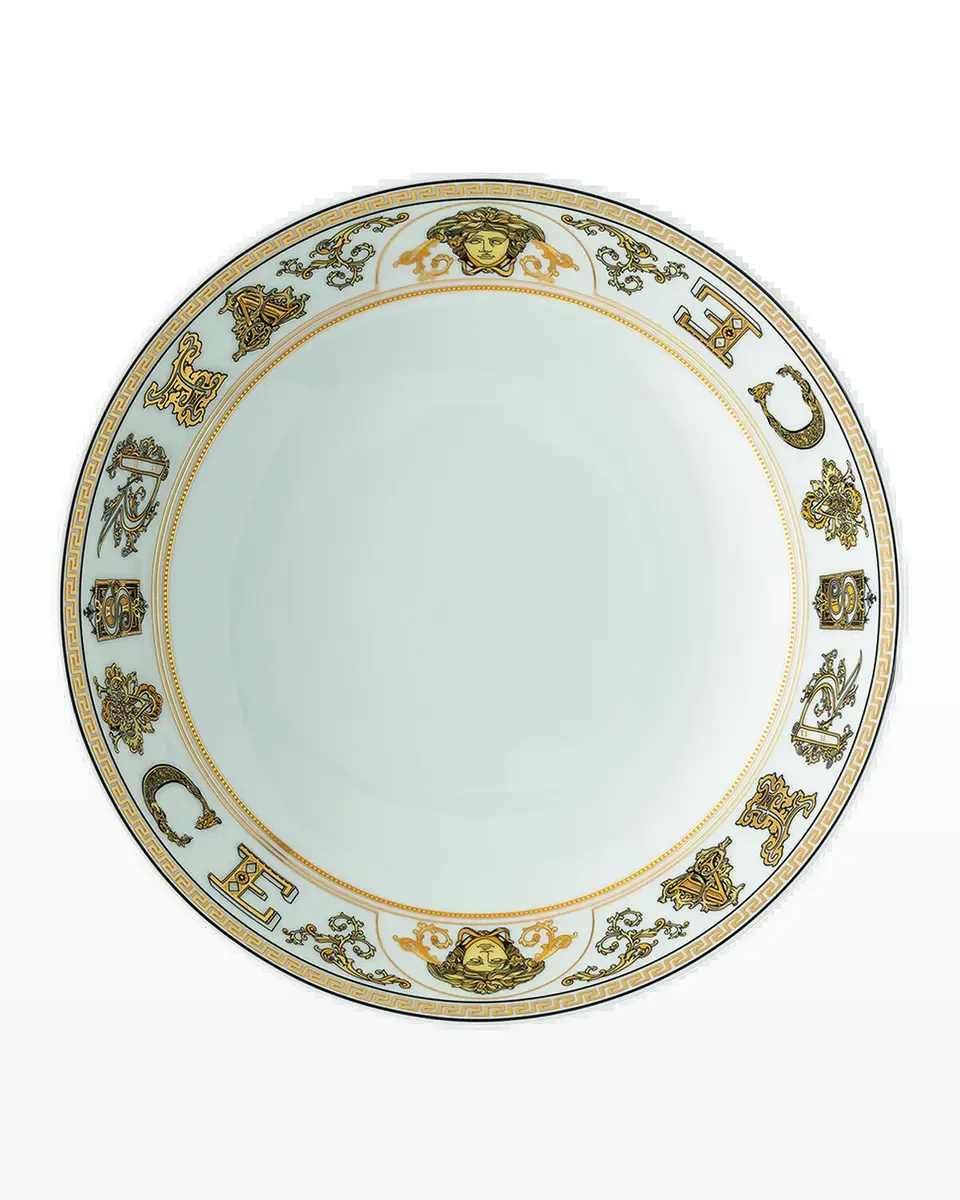 Versace Virtus Gala White Rim Soup Bowl | Thumbnail 2