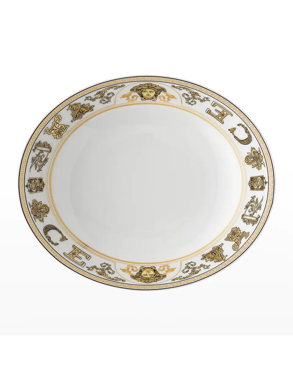 Versace Virtus Gala White Rim Soup Bowl | Thumbnail 3