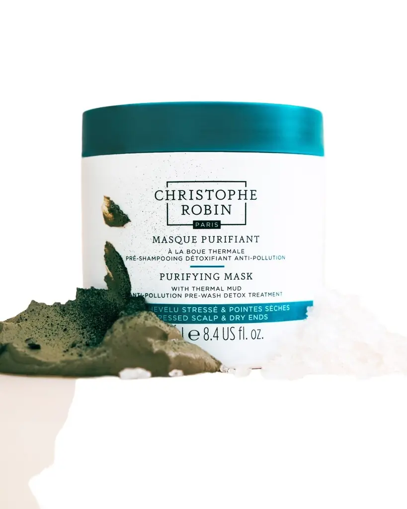 Christophe Robin Puriyfing Pre-Shampoo Mud Mask | Image 1 Christophe Robin Puriyfing Pre-Shampoo Mud Mask | Image 1