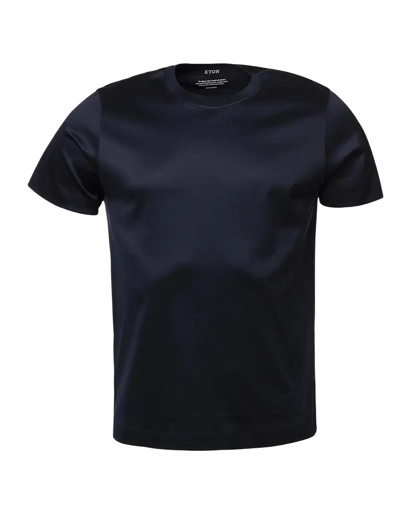 Eton Men's Filo di Scozia T-Shirt | Image 1 Eton Men's Filo di Scozia T-Shirt | Image 1