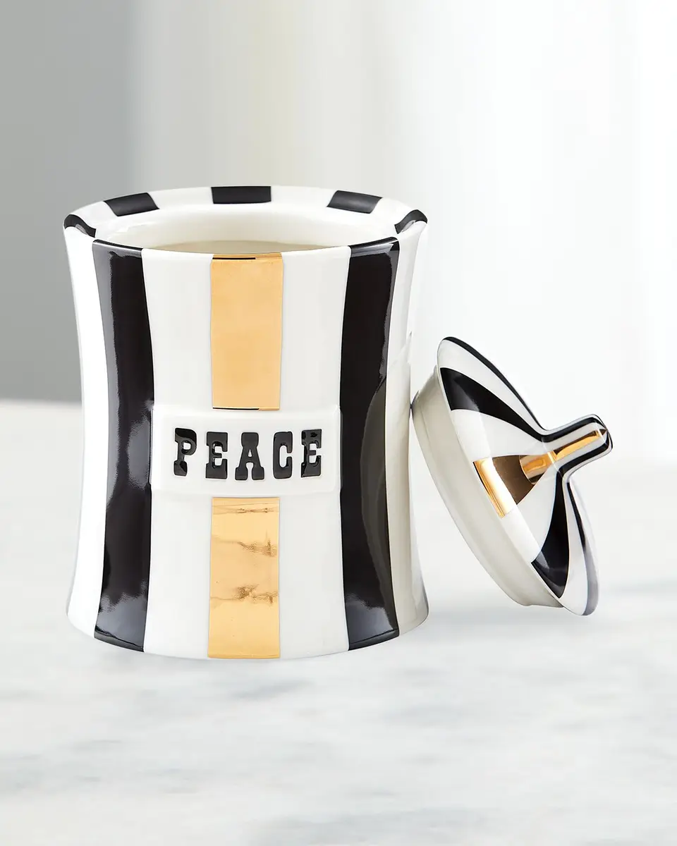 Jonathan Adler Vice Gilded Peace Canister | Thumbnail 2 Jonathan Adler Vice Gilded Peace Canister | Thumbnail 2