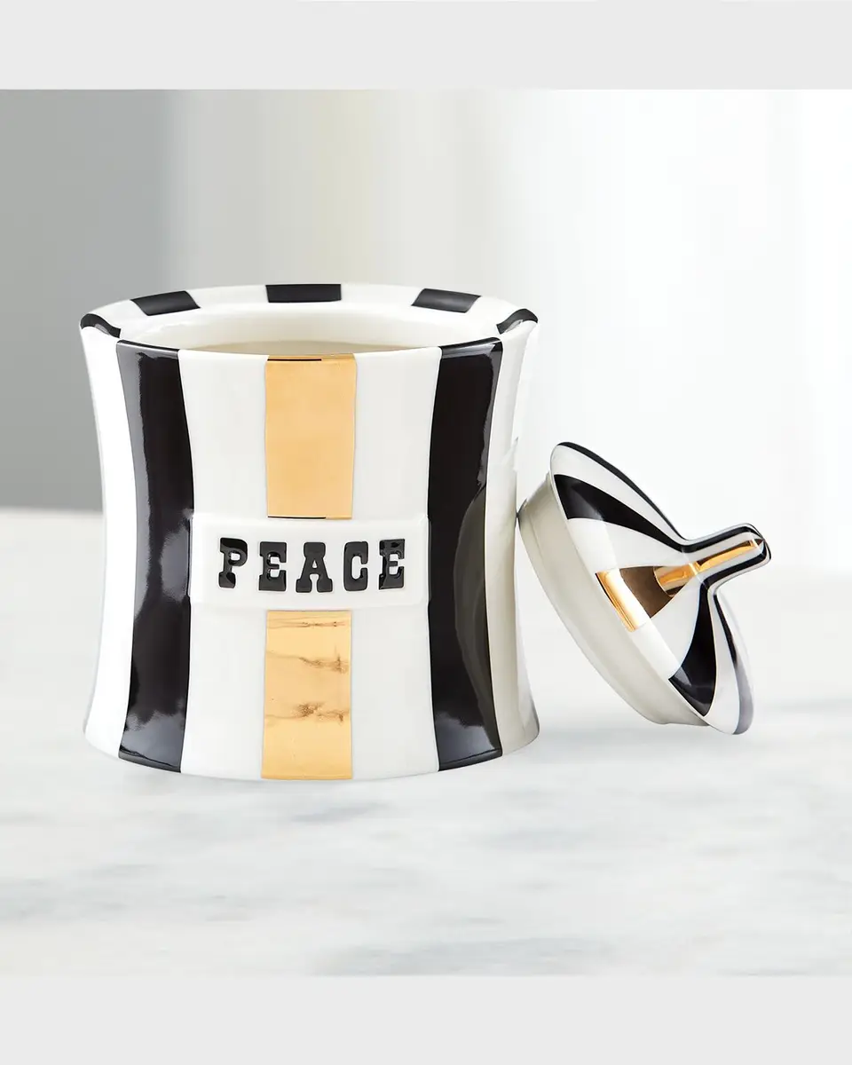 Jonathan Adler Vice Gilded Peace Canister | Thumbnail 5 Jonathan Adler Vice Gilded Peace Canister | Thumbnail 5