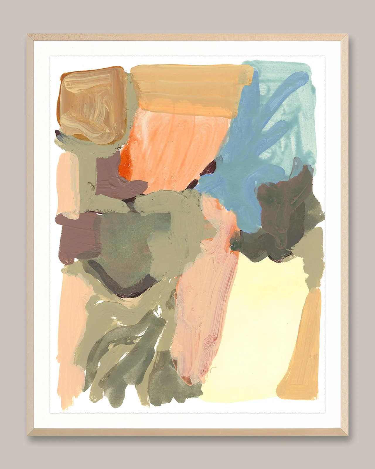 Grand Image Home Untitled 35 ' Framed Wall Art