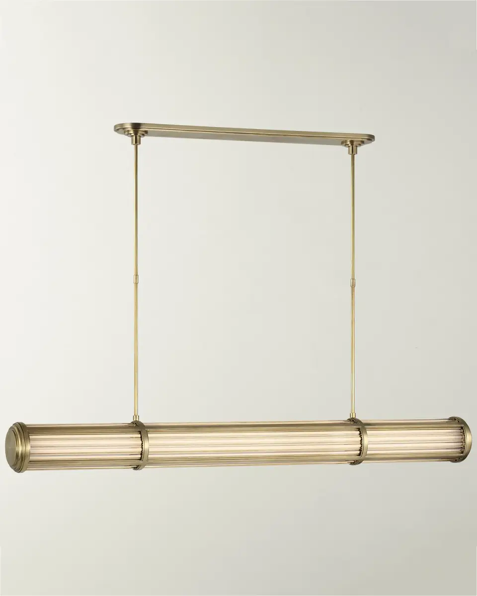 Visual Comfort Signature Perren Large Linear Chandelier By Ralph Lauren Home | Thumbnail 2 Visual Comfort Signature Perren Large Linear Chandelier By Ralph Lauren Home | Thumbnail 2