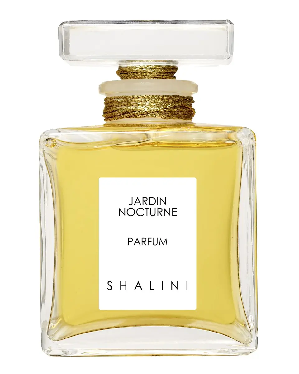 Shalini Parfum Jardin Nocturne Cubique Glass Bottle with Glass Stopper sealed with Gold Thread, 1.7 oz./ 50 mL | Thumbnail 2 Shalini Parfum Jardin Nocturne Cubique Glass Bottle with Glass Stopper sealed with Gold Thread, 1.7 oz./ 50 mL | Thumbnail 2