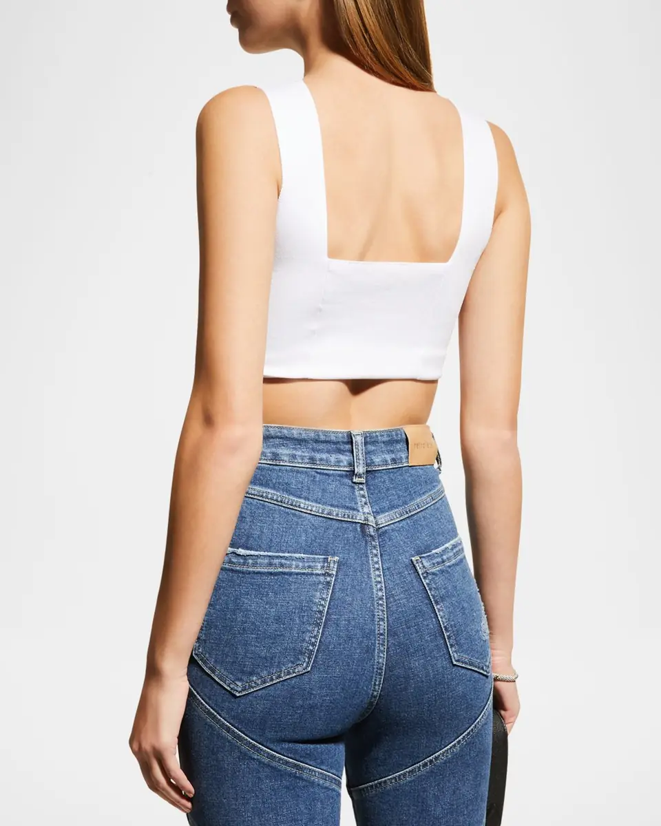 A.L.C. Jordana Seamed Cropped Bra Top | Thumbnail 5 A.L.C. Jordana Seamed Cropped Bra Top | Thumbnail 5