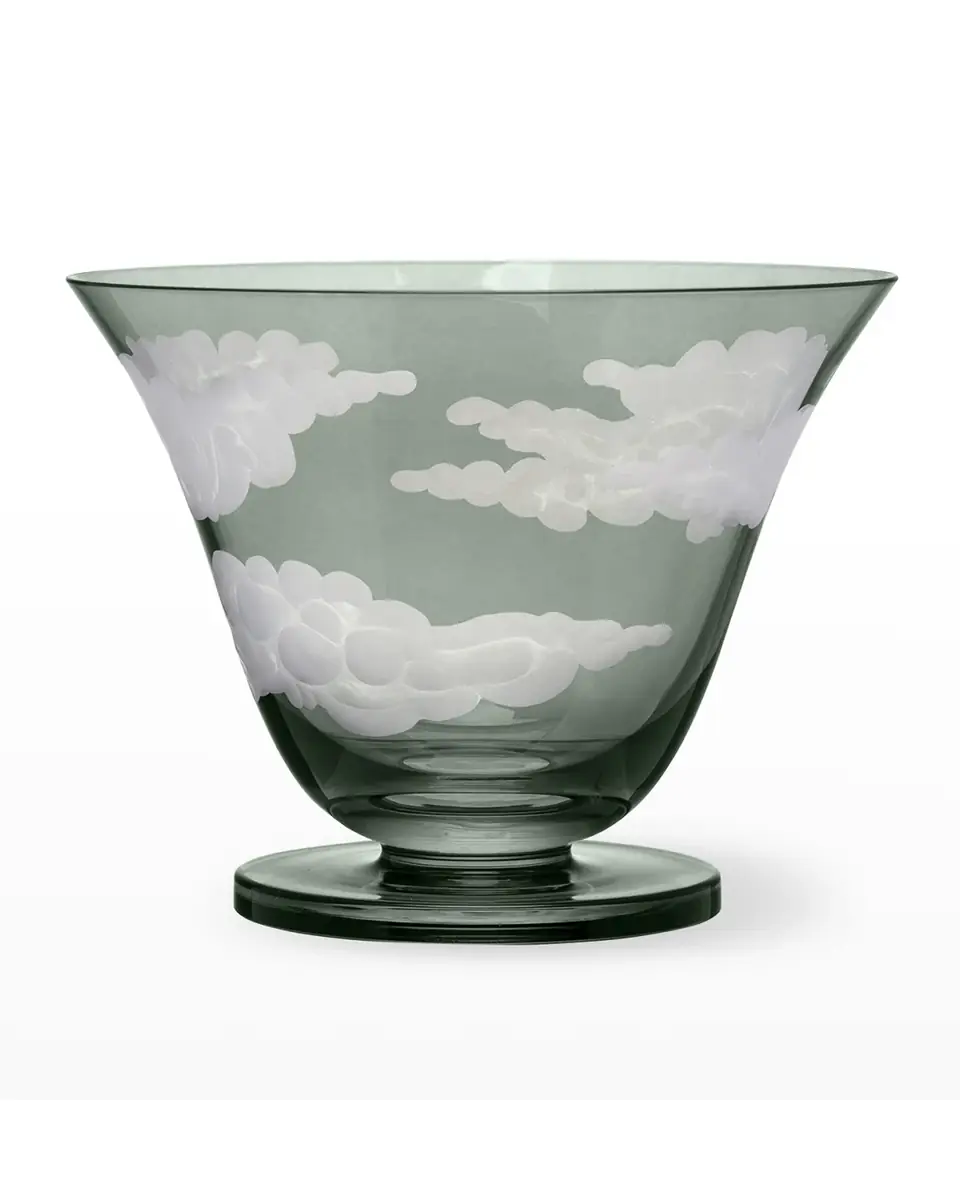 Jonathan Hansen In The Clouds Stemless Wine Glass, Gray - 8 oz. | Thumbnail 3