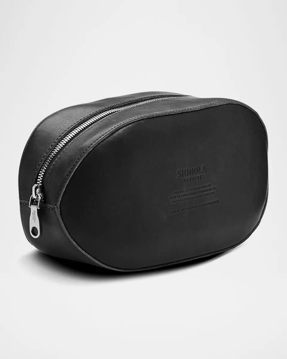 Shinola Men's Football Leather Travel Toiletry Kit | Thumbnail 2 Shinola Men's Football Leather Travel Toiletry Kit | Thumbnail 2