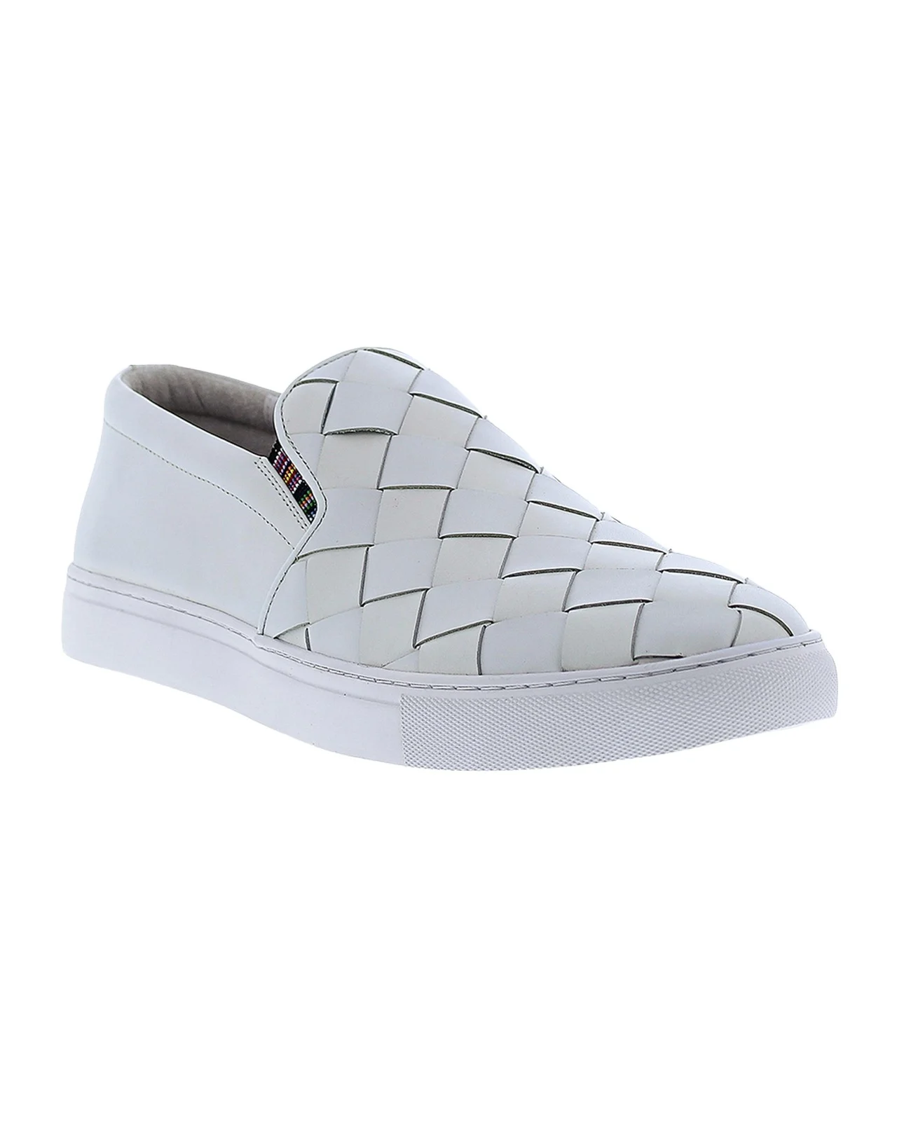 Men's Erosion Woven Leather Low-Top Sneakers Men's Erosion Woven Leather Low-Top Sneakers