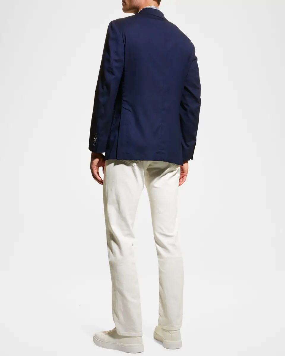 Peter Millar Men's Excursionist Wool-Silk Blazer | Thumbnail 4 Peter Millar Men's Excursionist Wool-Silk Blazer | Thumbnail 4