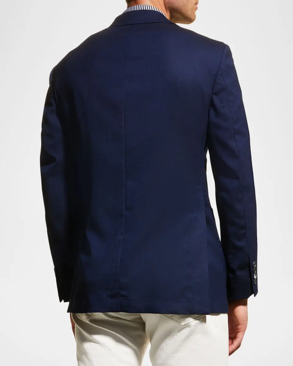 Peter Millar Men's Excursionist Wool-Silk Blazer | Thumbnail 6 Peter Millar Men's Excursionist Wool-Silk Blazer | Thumbnail 6