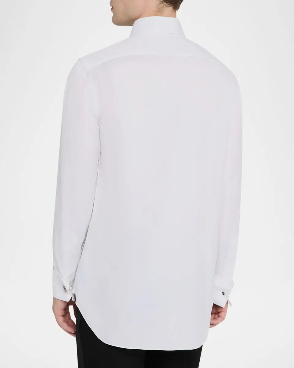 Cesare Attolini Men's Marcella Cotton French-Cuff Dress Shirt | Thumbnail 3 Cesare Attolini Men's Marcella Cotton French-Cuff Dress Shirt | Thumbnail 3