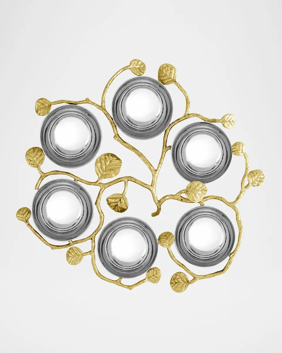 Michael Aram Botanical Leaf Seder Plate | Thumbnail 2 Michael Aram Botanical Leaf Seder Plate | Thumbnail 2