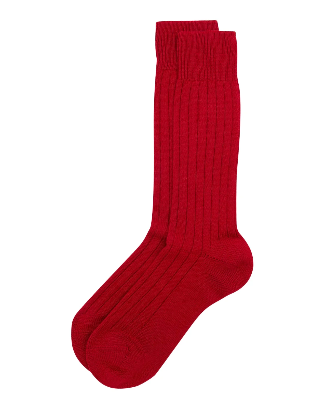 Men's Waddington Cashmere Ribbed Mid-Calf Socks