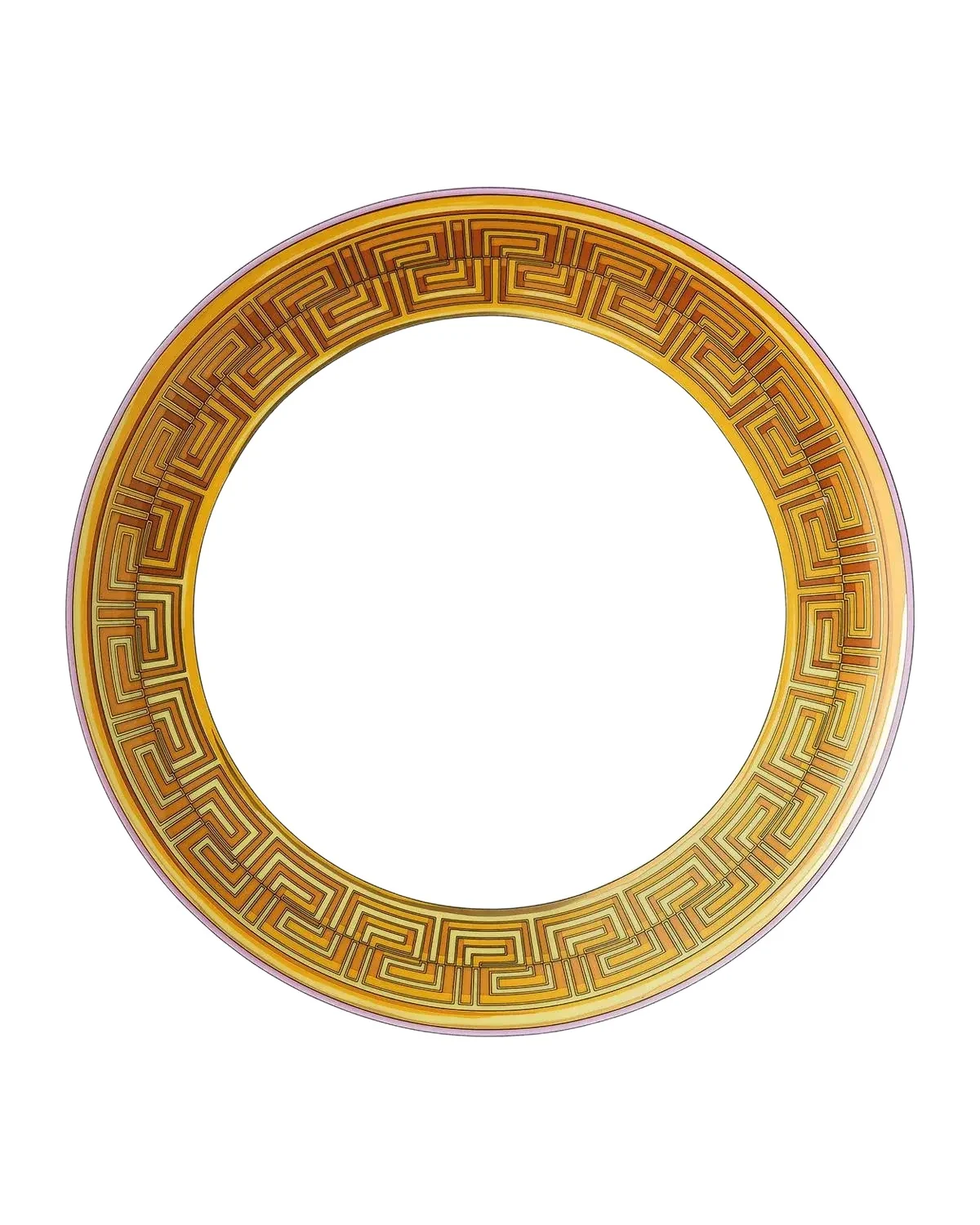 Versace Medusa Amplified Pink Coin Dinner Plate