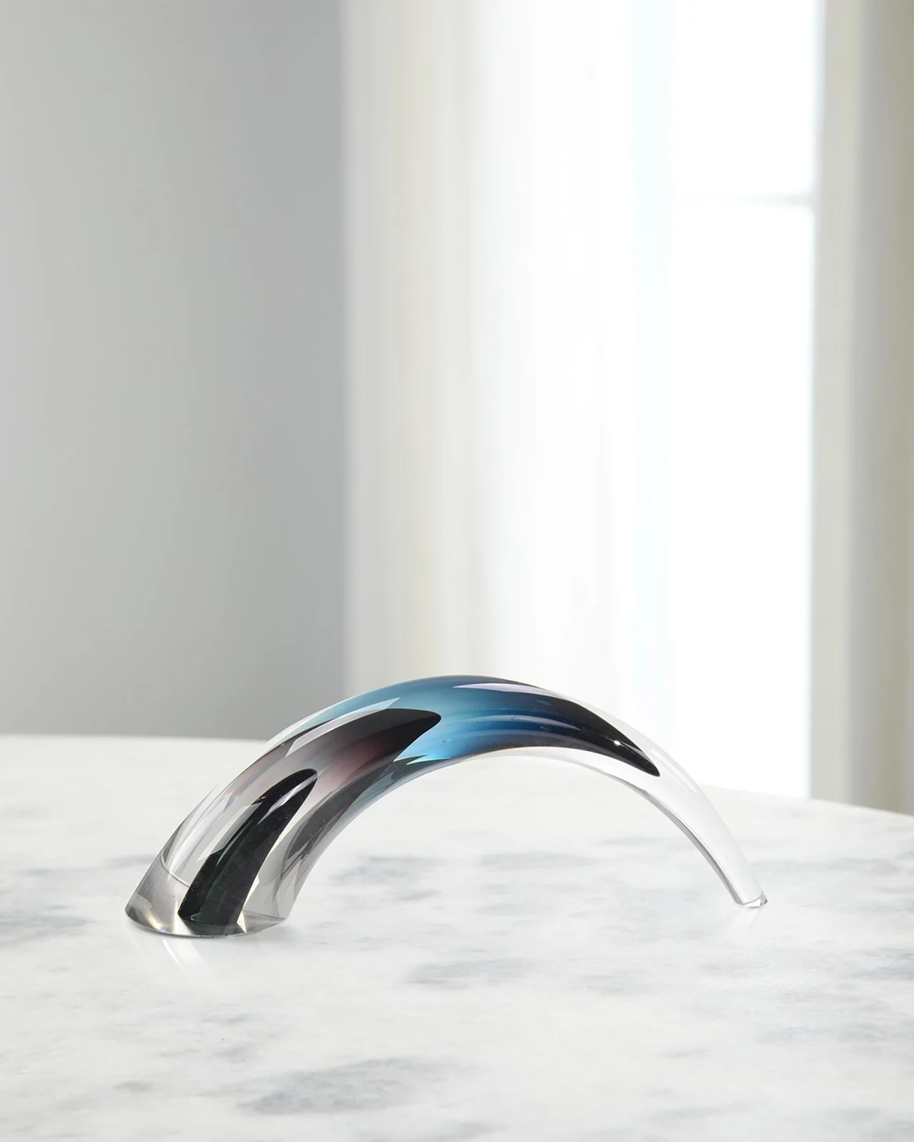 John-Richard Collection Handblown Multicolor Glass Sculpture