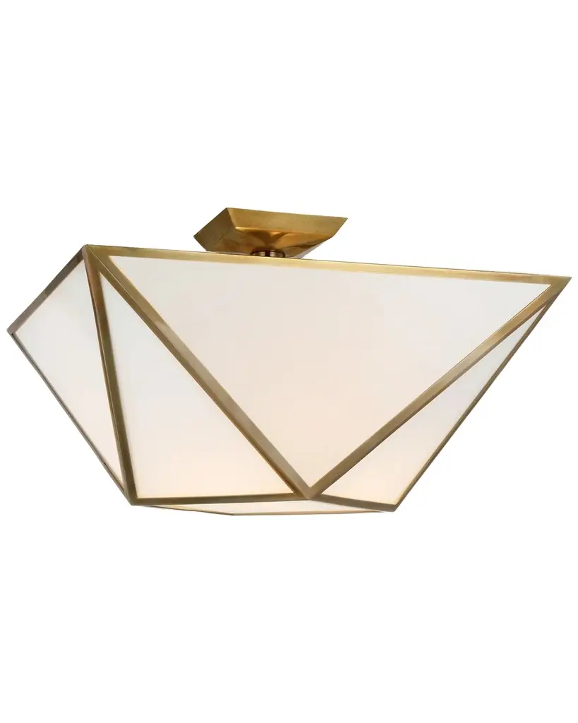 Visual Comfort Signature Lorino Large Semi-Flush Mount By Julie Neill | Image 1 Visual Comfort Signature Lorino Large Semi-Flush Mount By Julie Neill | Image 1