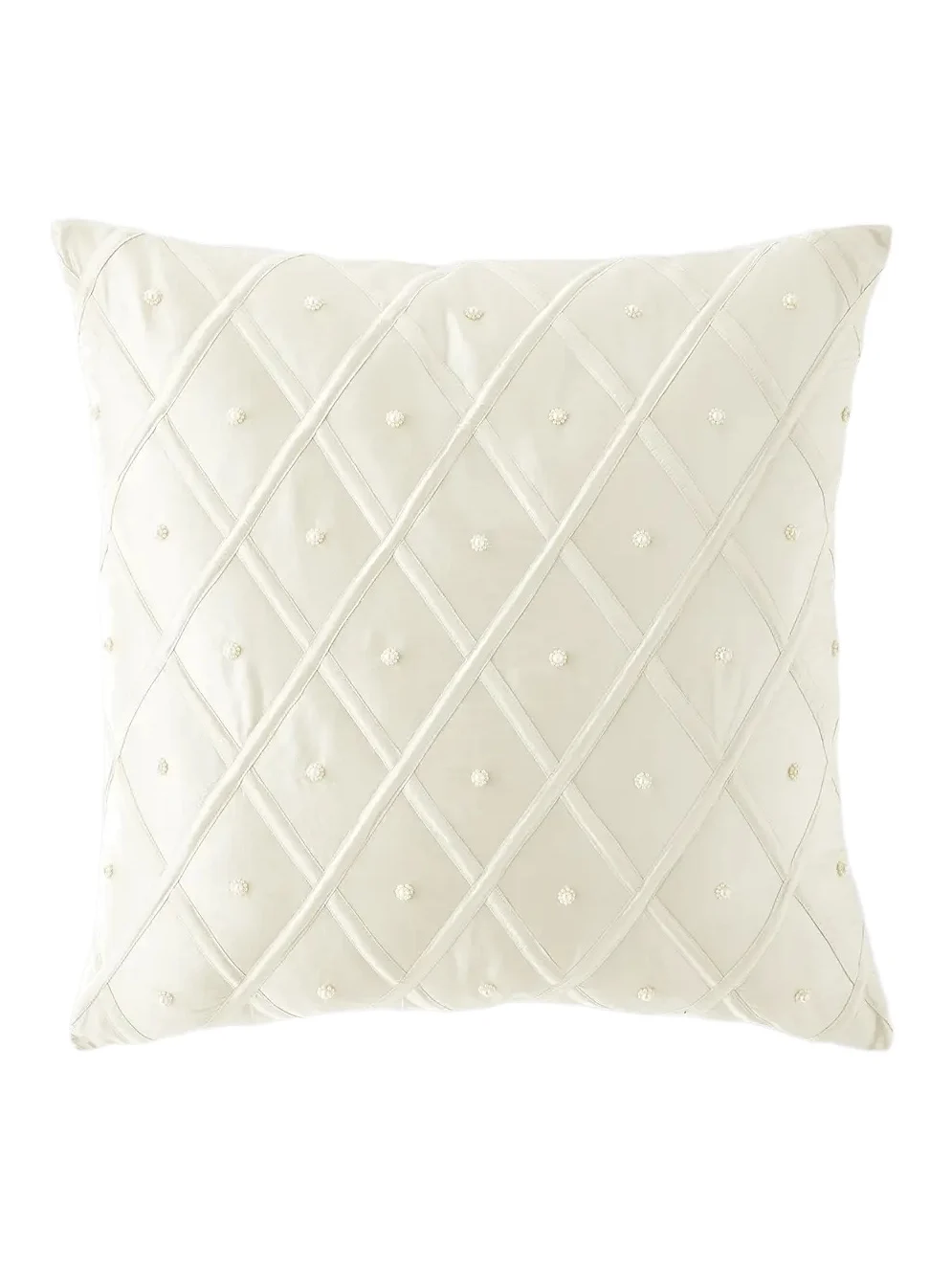 Austin Horn Collection Catherine's Palace Pearl Lattice Euro Sham