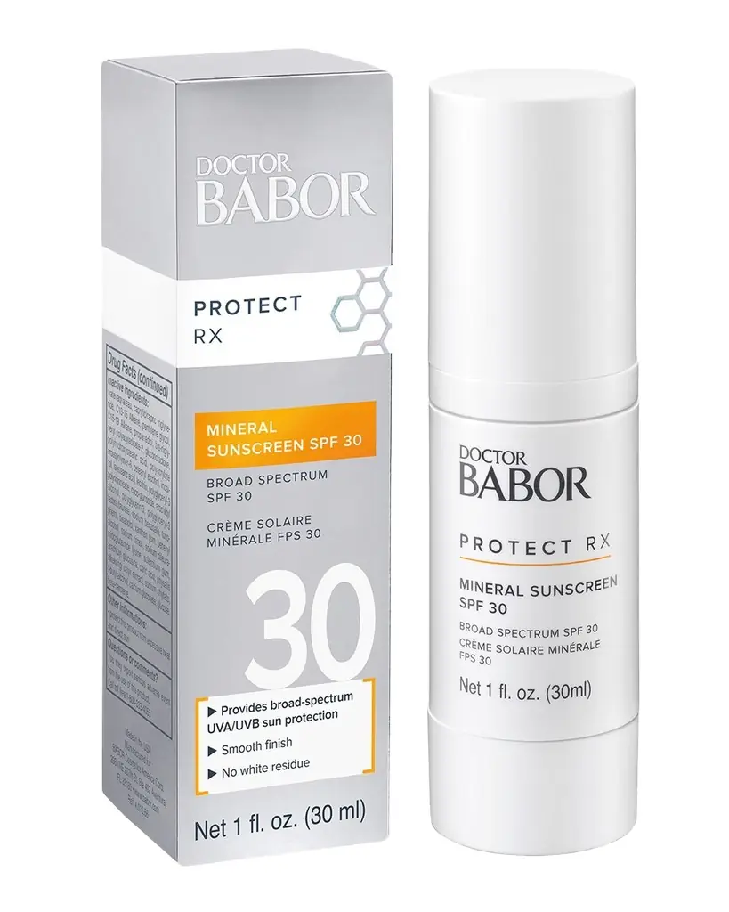 Babor PROTECT RX Mineral Sunscreen SPF 30, 30mL/ 1 oz. | Image 1 Babor PROTECT RX Mineral Sunscreen SPF 30, 30mL/ 1 oz. | Image 1