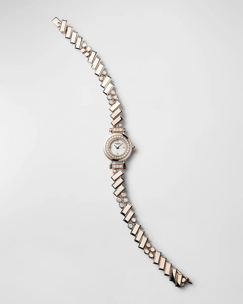 HERMÈS Faubourg Polka Watch, Mini Model, 15 MM | Thumbnail 2 HERMÈS Faubourg Polka Watch, Mini Model, 15 MM | Thumbnail 2