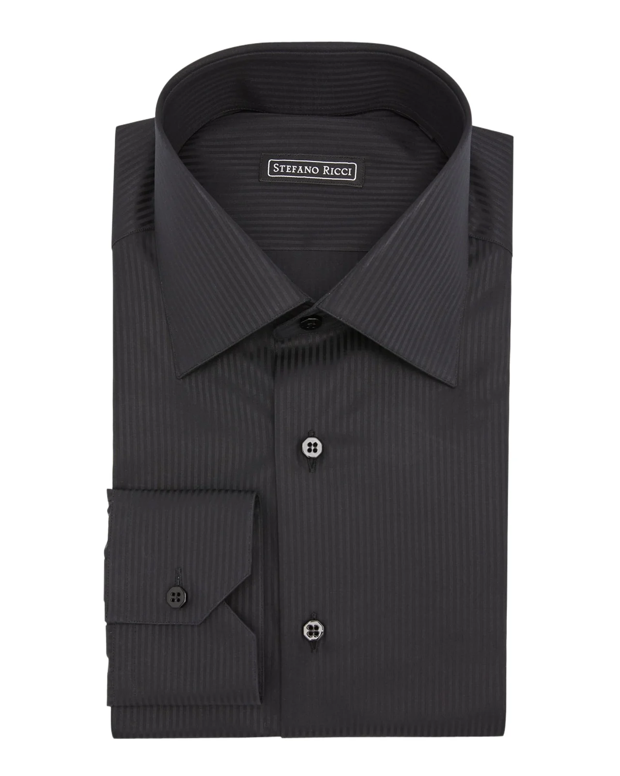 Stefano Ricci Men's Tonal Stripe Dress Shirt