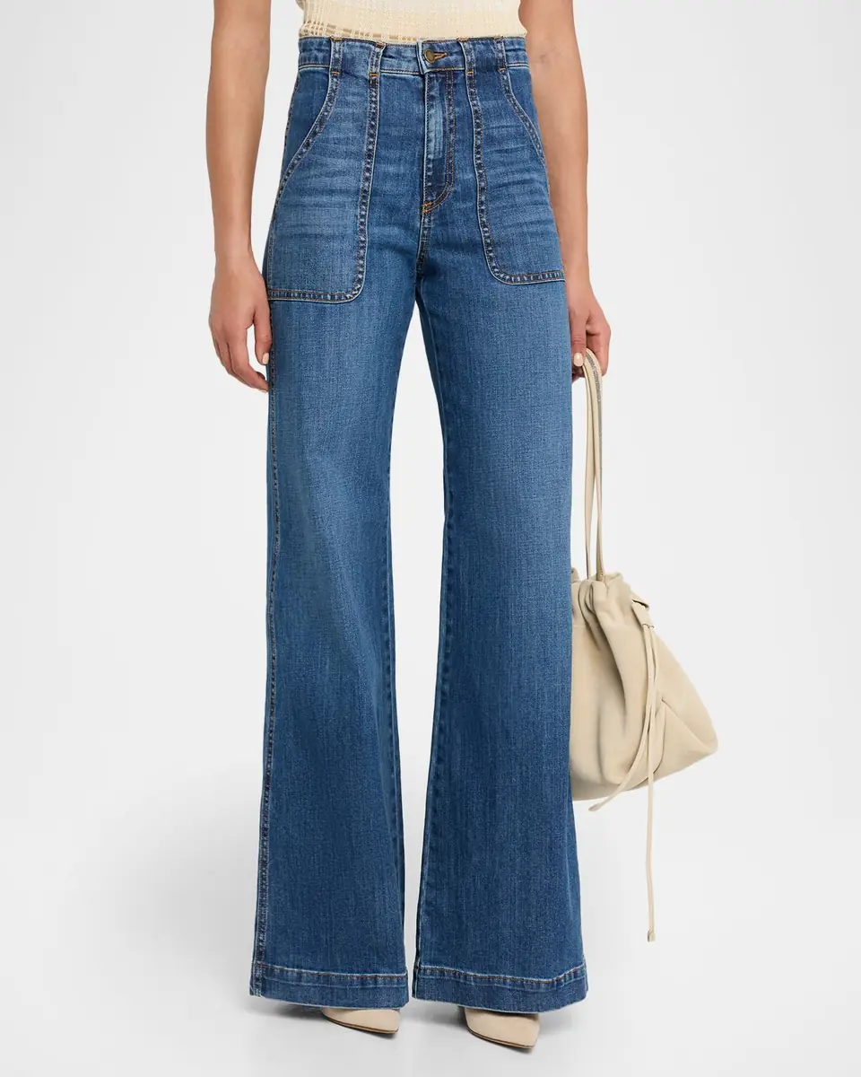 Ramy Brook Theodora Wide-Leg Jeans | Thumbnail 4