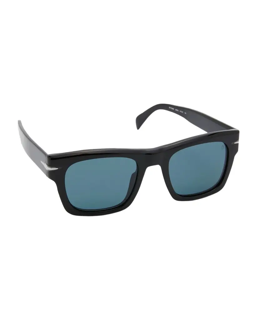 David Beckham Men's Square Acetate Sunglasses | Image 1 David Beckham Men's Square Acetate Sunglasses | Image 1