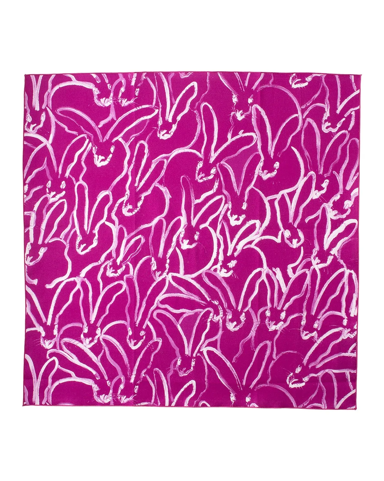 Hunt Slonem Rabbit Run Cotton Dinner Napkin