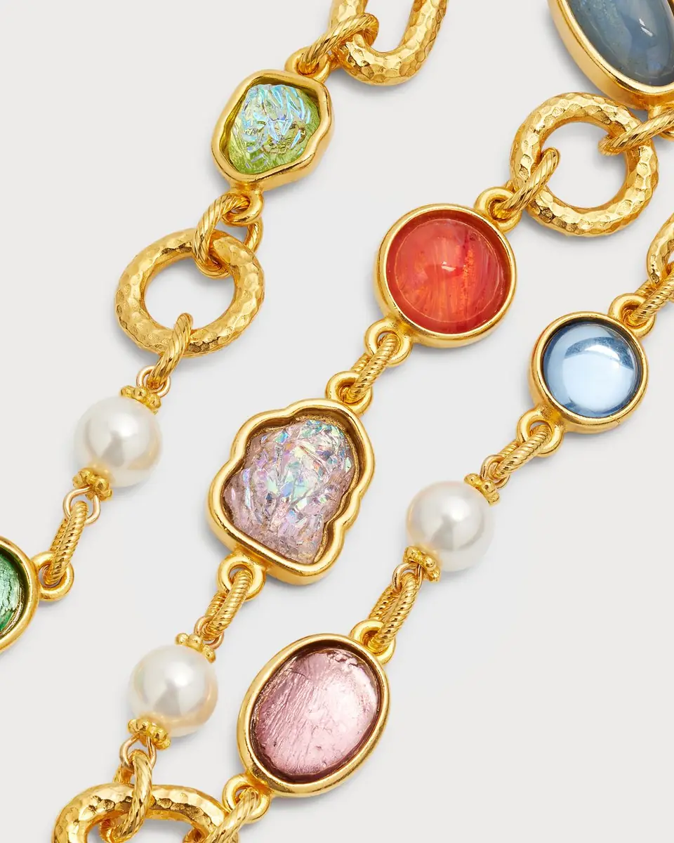 Ben-Amun Multi-Stone and Shape Necklace | Thumbnail 3 Ben-Amun Multi-Stone and Shape Necklace | Thumbnail 3