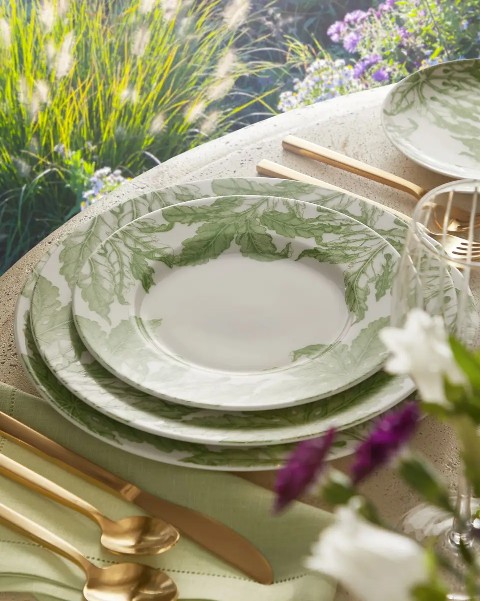 Caskata Freya Rimmed Salad Plates - Set of 4 | Thumbnail 3 Caskata Freya Rimmed Salad Plates - Set of 4 | Thumbnail 3