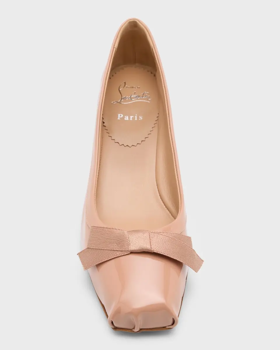 Christian Louboutin 30mm Mamaflirt Patent Ballerina Pumps | Thumbnail 4