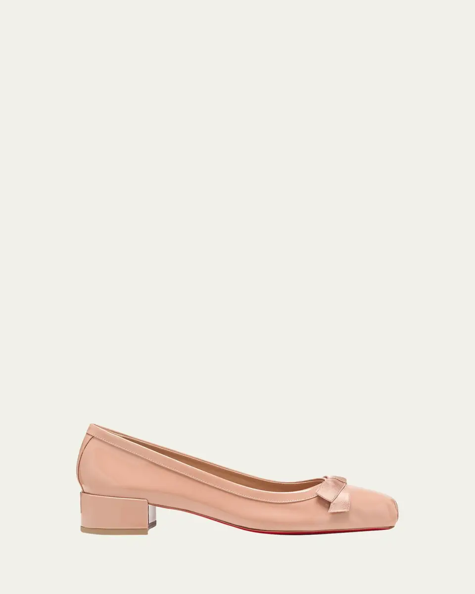 Christian Louboutin 30mm Mamaflirt Patent Ballerina Pumps | Thumbnail 6