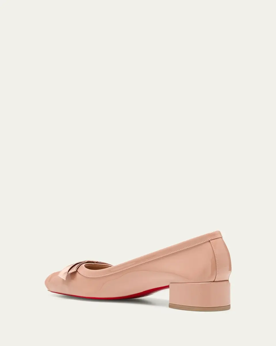 Christian Louboutin 30mm Mamaflirt Patent Ballerina Pumps | Thumbnail 9