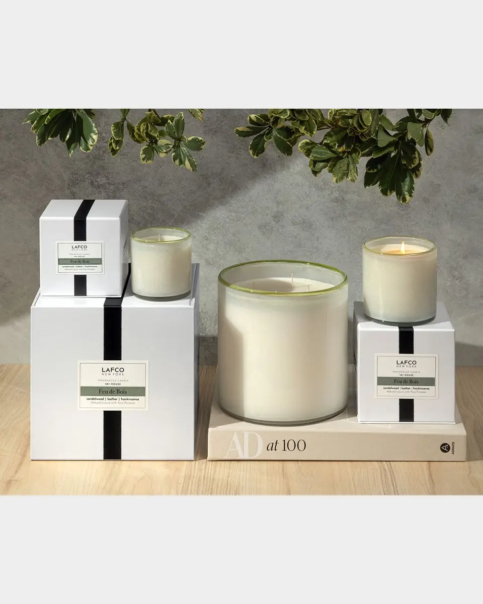LAFCO New York Feu de Bois Luxe 4-Wick 86oz Candle | Thumbnail 3 LAFCO New York Feu de Bois Luxe 4-Wick 86oz Candle | Thumbnail 3
