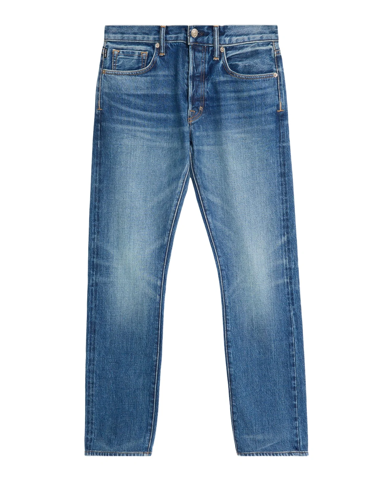 Men's Straight-Fit Selvedge Denim Jeans Men's Straight-Fit Selvedge Denim Jeans
