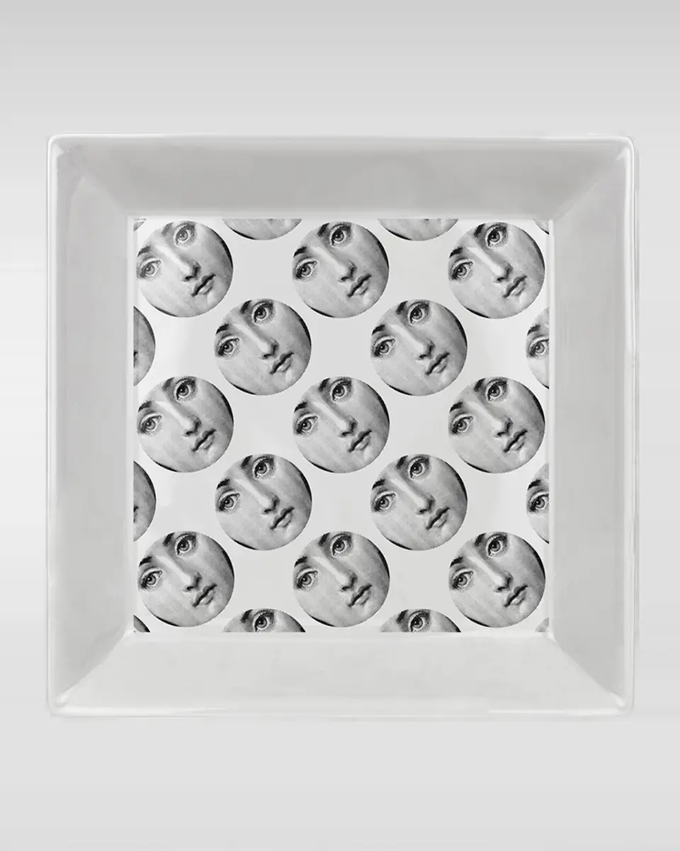 FORNASETTI Square Plate 20 x 20cm - Tema E Variazioni N.197 | Thumbnail 2 FORNASETTI Square Plate 20 x 20cm - Tema E Variazioni N.197 | Thumbnail 2