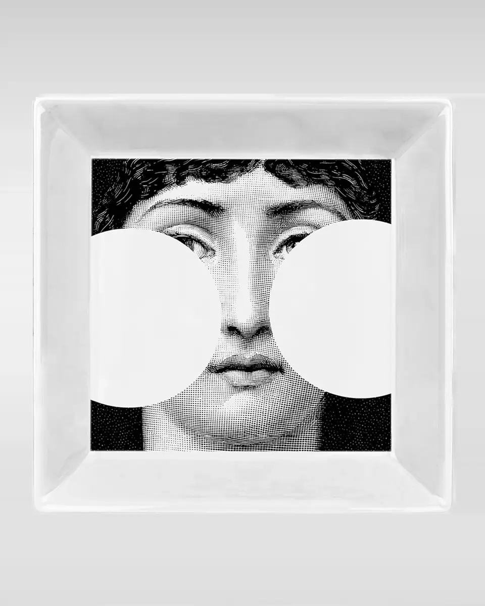 FORNASETTI Square Plate 20 x 20cm - Tema E Variazioni N.149 | Thumbnail 2 FORNASETTI Square Plate 20 x 20cm - Tema E Variazioni N.149 | Thumbnail 2
