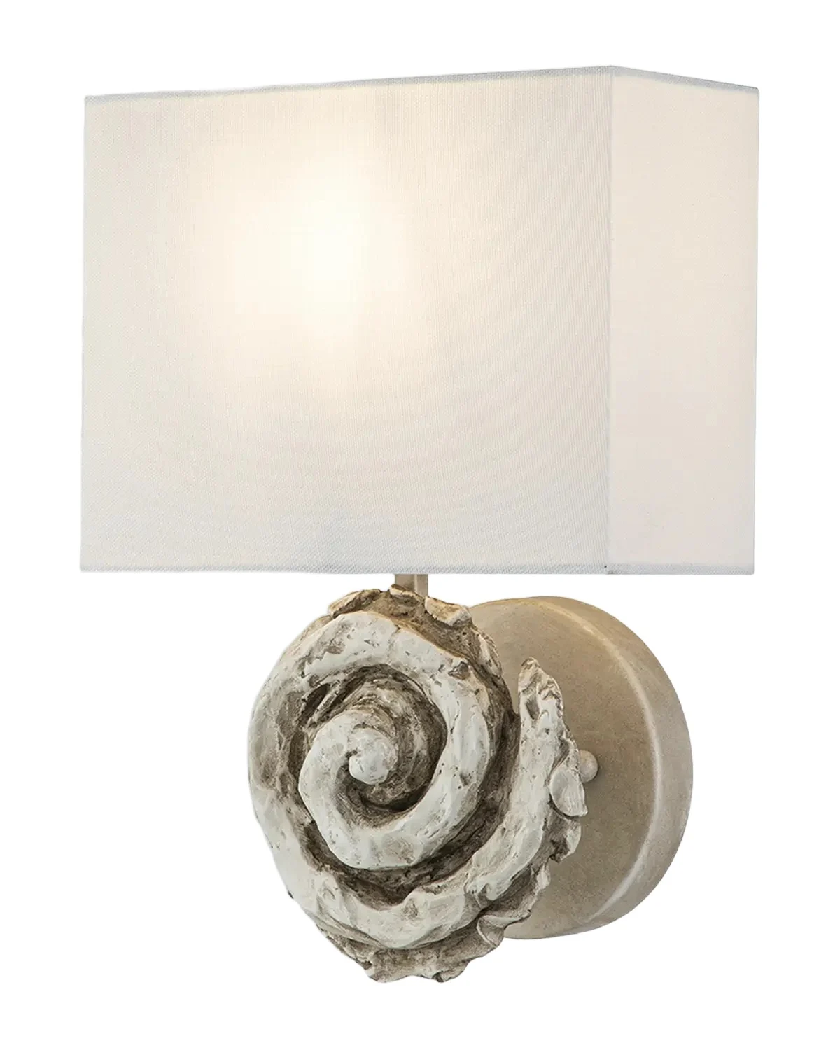 Lucas McKearn Swirl Large Sconce in Bone