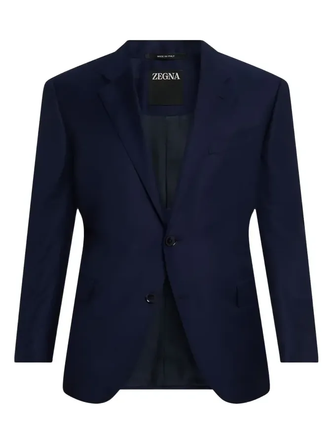 Men's Solid Wool Blazer Men's Solid Wool Blazer