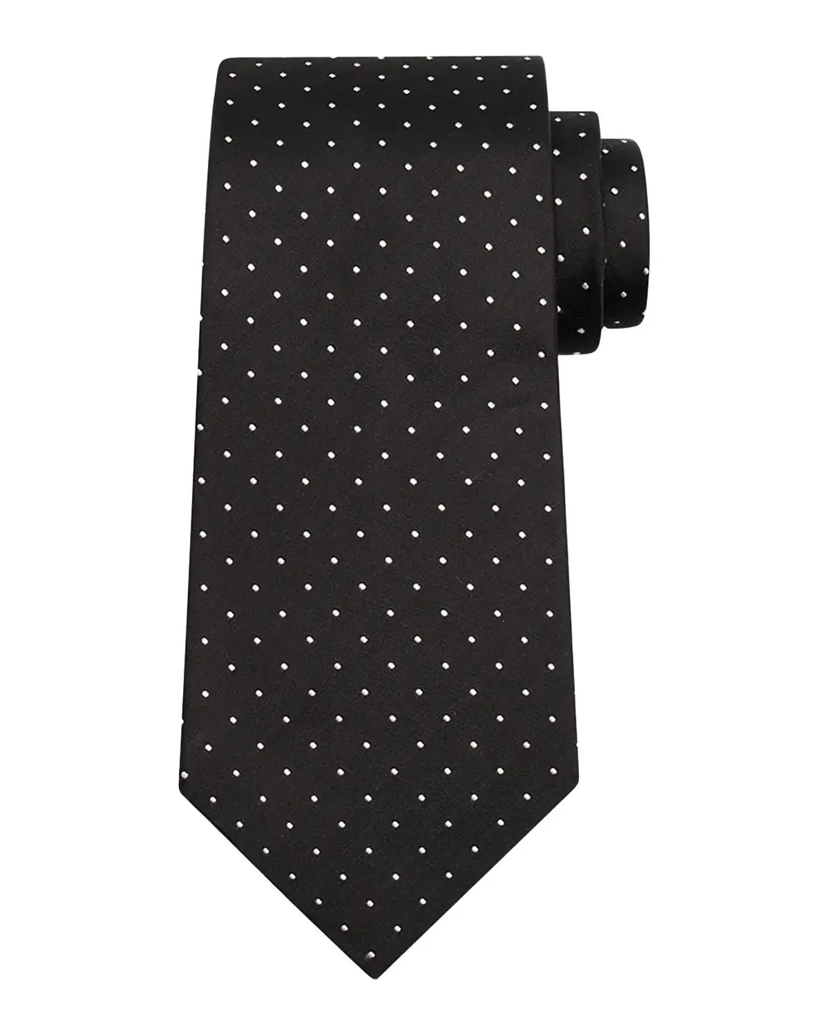 Ralph Lauren Purple Label Men's Pin Dot Peau de Soie Tie