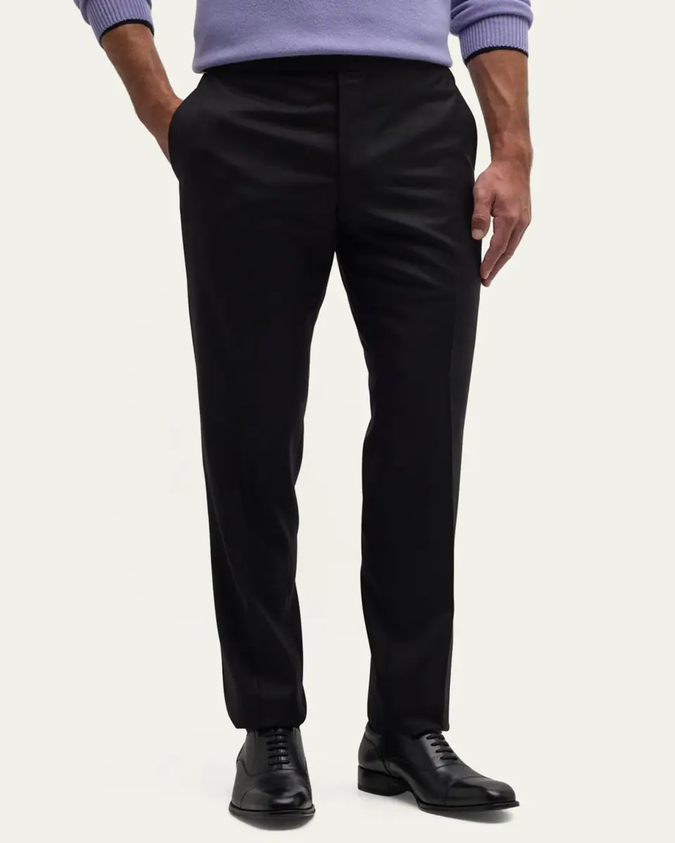 Tom Ford Men's O'Connor Master Twill Trousers | Thumbnail 4